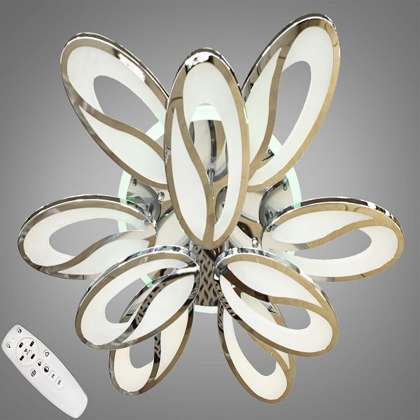 

Люстра LED DIASHA 150W срібляста 8090/6+3 HR