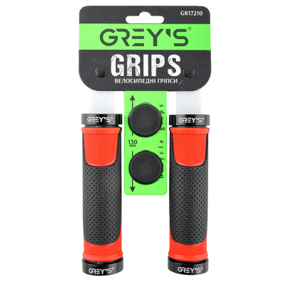 

Грипсы Grey's с резиновым покрытием 2 шт 130 мм Red (GR17210)