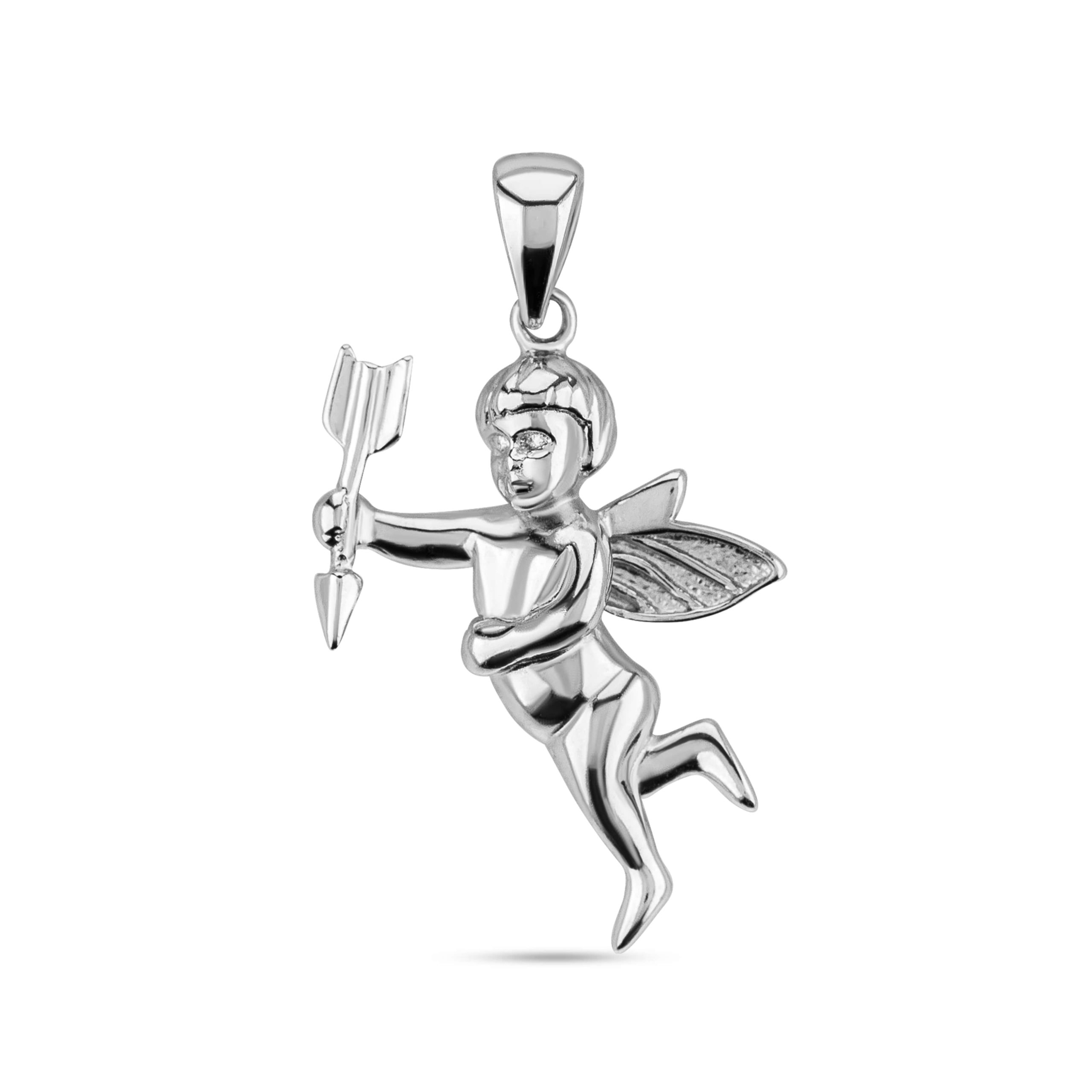 

Серебряная подвеска ангелочек Купидон КАМЕЯ 39930922.146.002083p