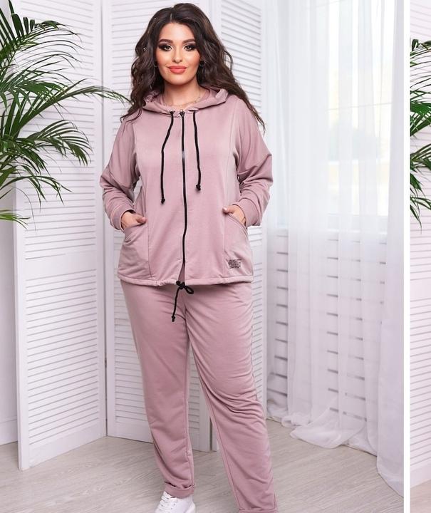 

Спортивный костюм G&M k-83999 - Размер цвет пудра, Спортивный костюм G&M k-83999 56-58 Размер цвет пудра