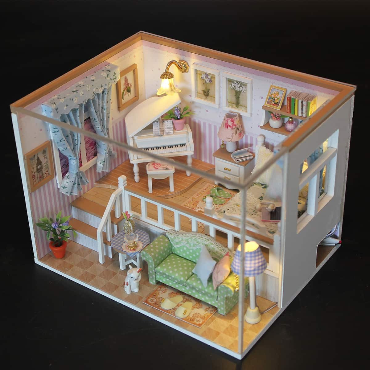 

Румбокс 3D Интерьерный конструктор DIY House Roombox Всё для тебя (с куполом)
