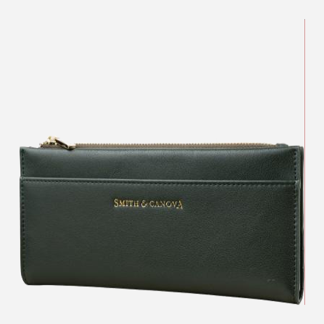 

Женский кошелек кожаный Smith & Canova FUL-26811-dkgreen Зеленый