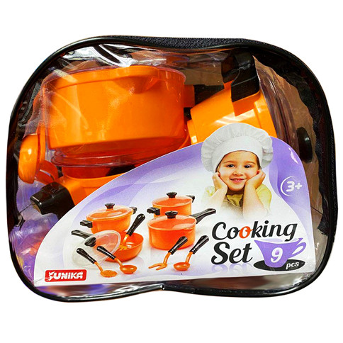 

Игровой набор посуды "Cooking Set" 71474, 9 предметов ЮНИКА