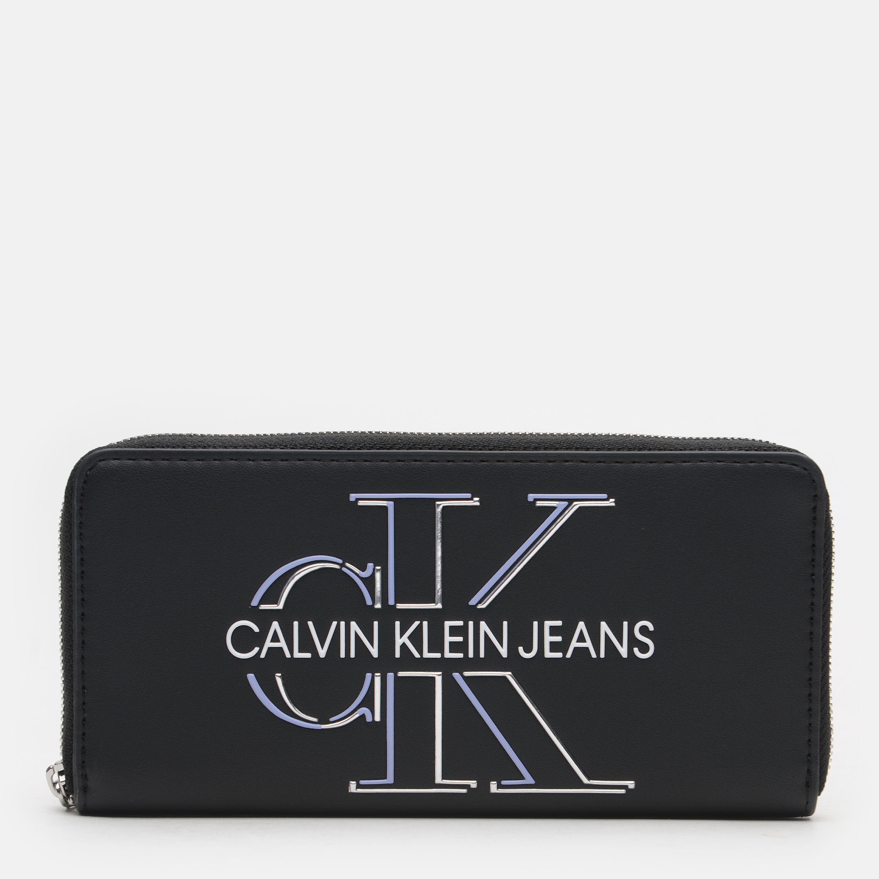 

Женский кошелек Calvin Klein Jeans Zip Around Glow K60K607631-BDS Black