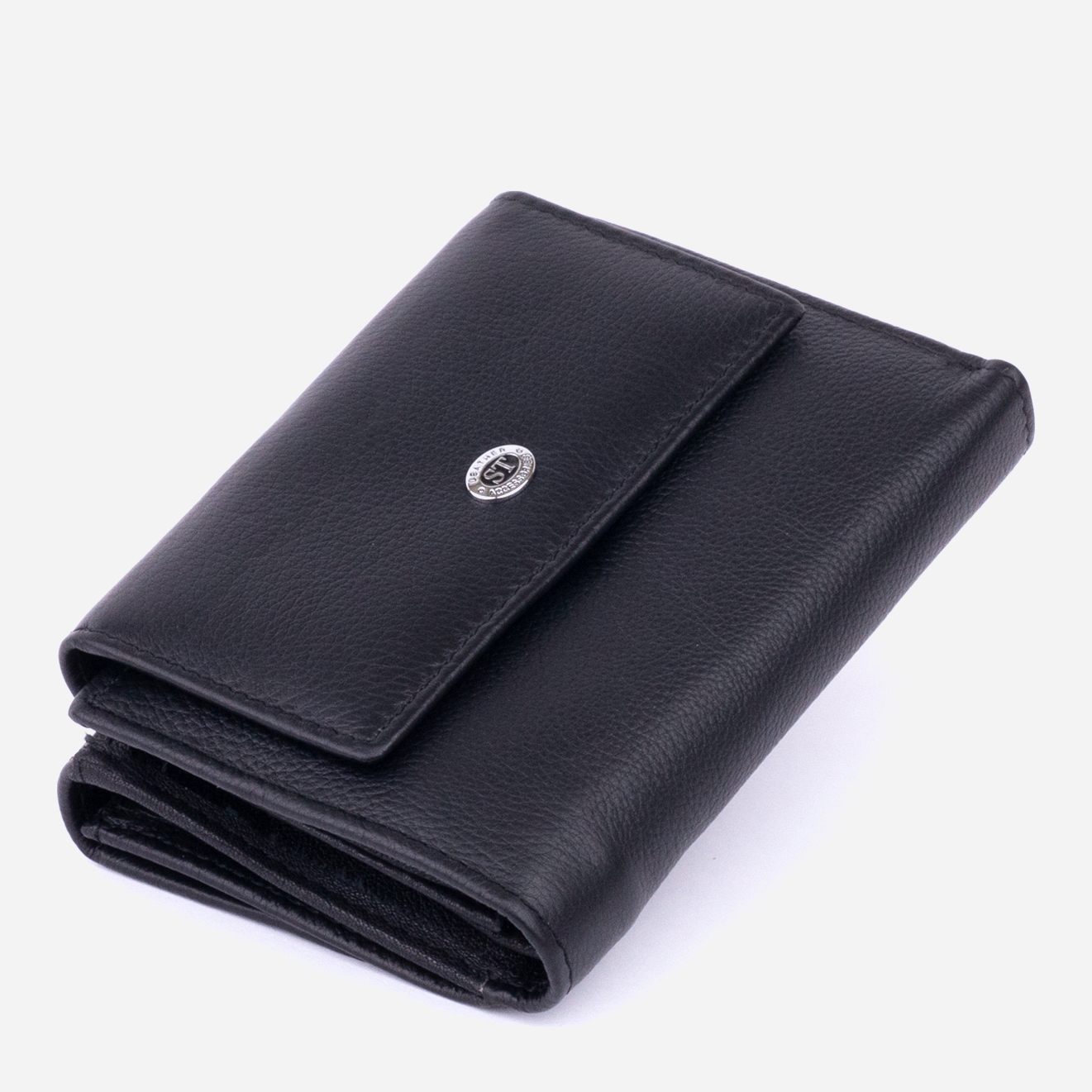 

Женский кошелек кожаный ST Leather 19369 Черный