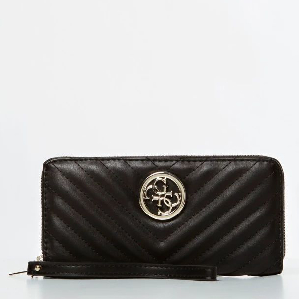 

Женский кошелек Guess BLAKELY SLG LARGE ZIP AROUND SWVG7663460-BLA Черный