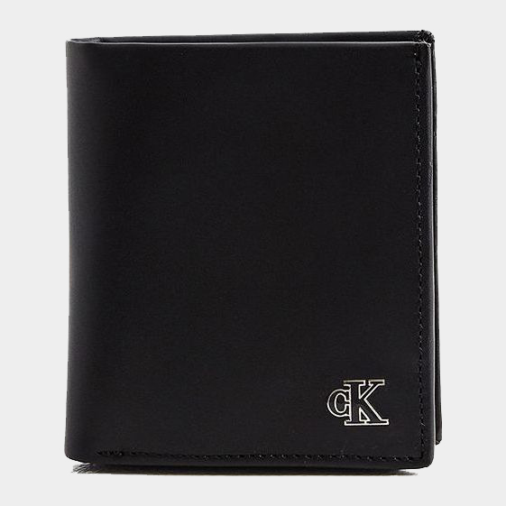 

Мужской кошелек кожаный Calvin Klein Jeans N/S Trifold W/Coin K50K506806-BDS One Size Черный