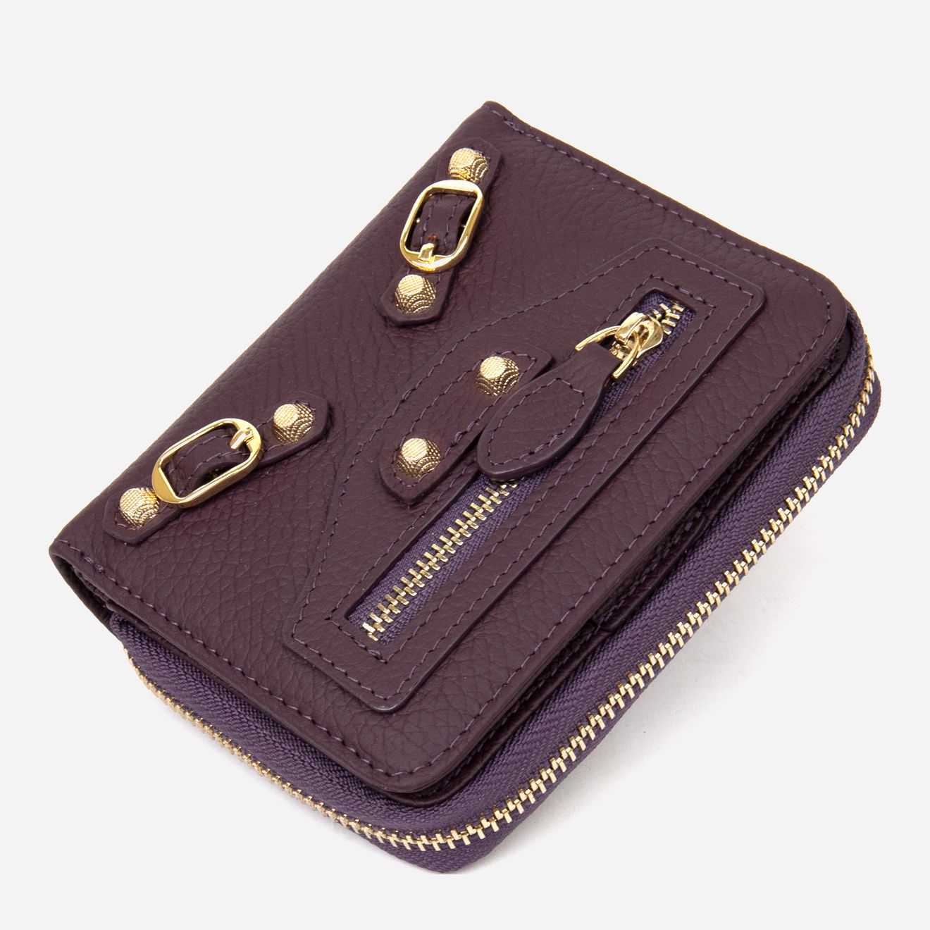 

Женский кошелек кожаный Guxilai leather-19396 Фиолетовый