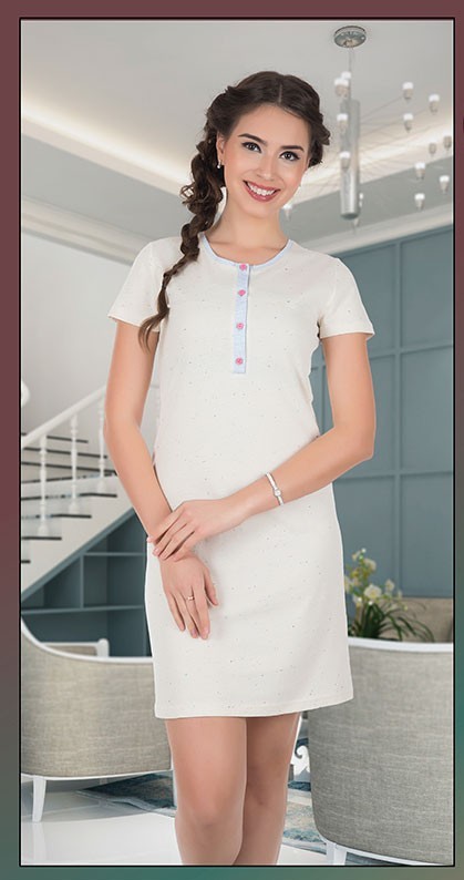 

Ночная рубашка Sabrina M21027 Бежевая M