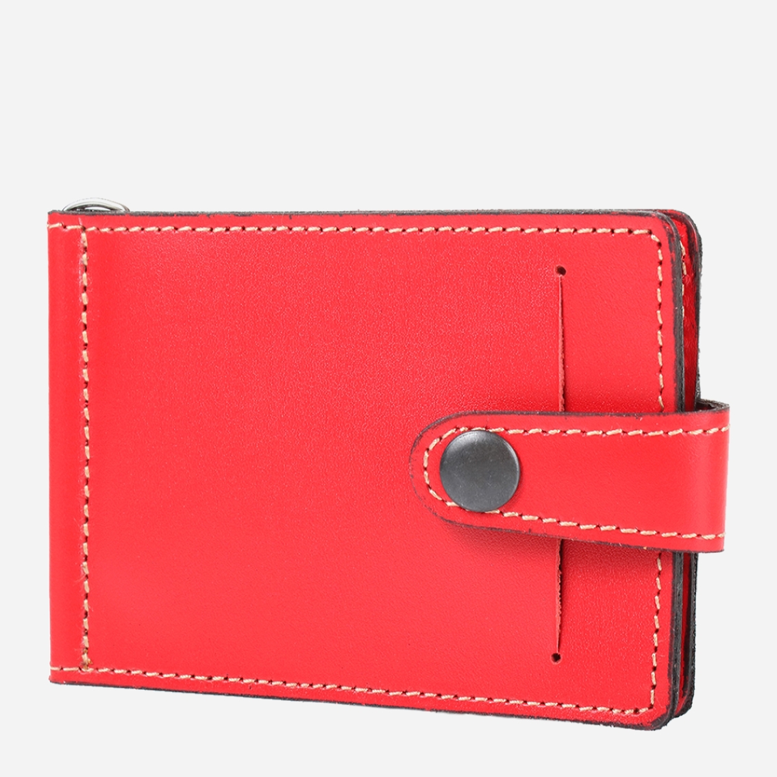 

Женский кошелек из натуральной кожи DNK Leather DNK-Euro-Clamp-col.H Красный