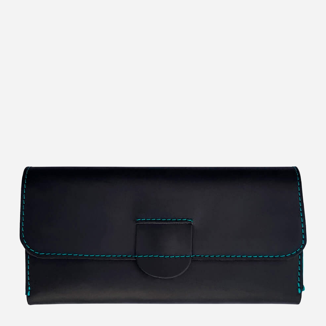

Кошелек кожаный Pro-Covers ВВ-40/28 PC06084028 Черно-бирюзовый