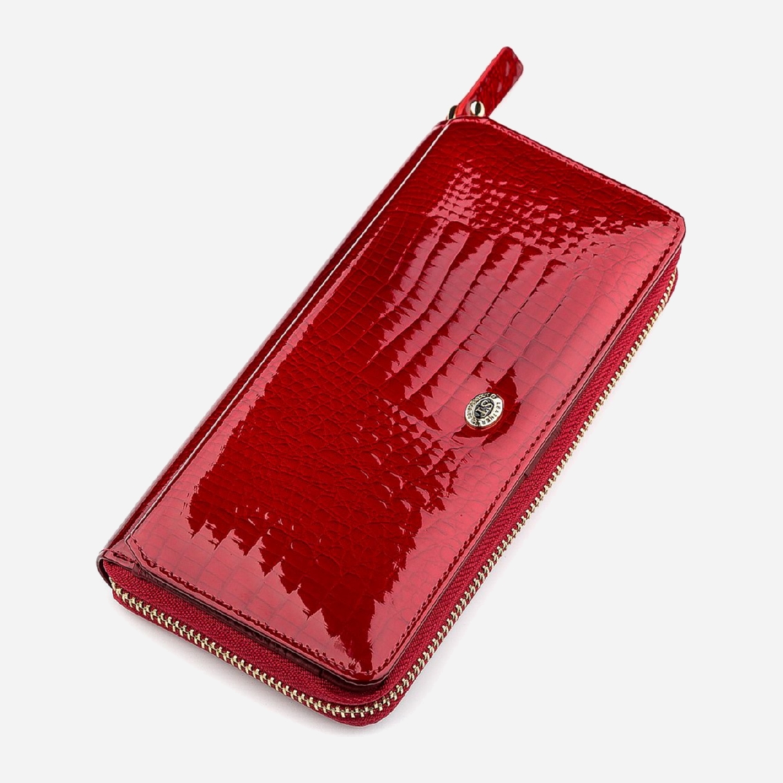 Акція на Гаманець ST Leather Accessories 18436 Червоний від Rozetka