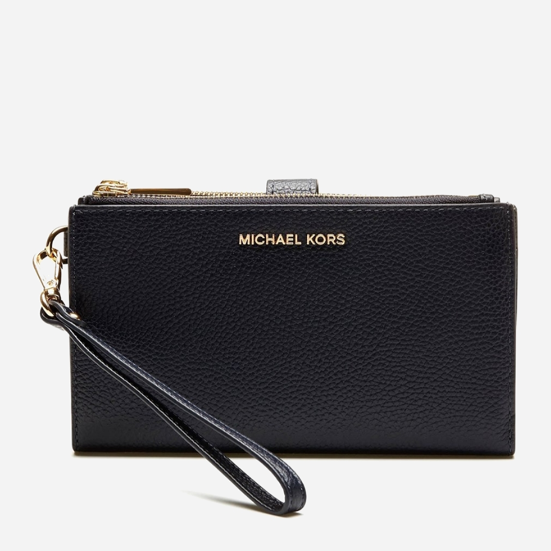 

Кошелек женский кожаный Michael Kors JET SET DBLZP WRISTLET 34F9GAFW4L001 Черный