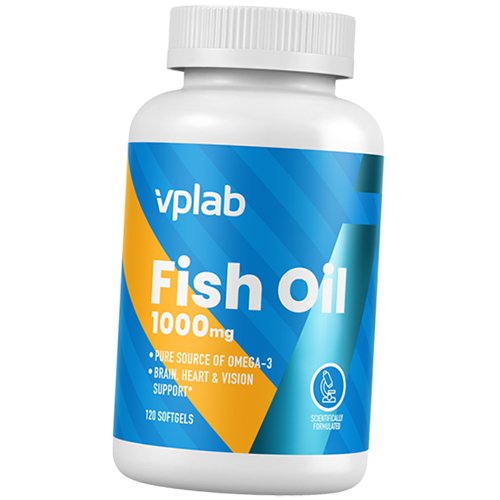 

Жирные кислоты, Омега 3, Fish Oil, VP laboratory 120гелкапс (67099001)