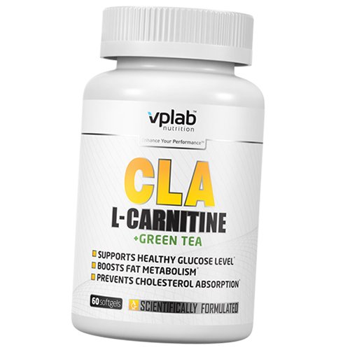 

Жиросжигатель, CLA & L-Carnitine & green tea, VP laboratory 60гелкапс (02099014)