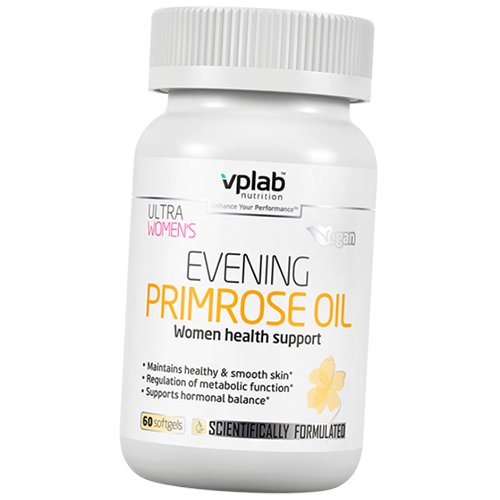 

Масло Вечерней Примулы, Ultra Women’s Evening Primrose Oil, VP laboratory 60гелкапс (71099007)