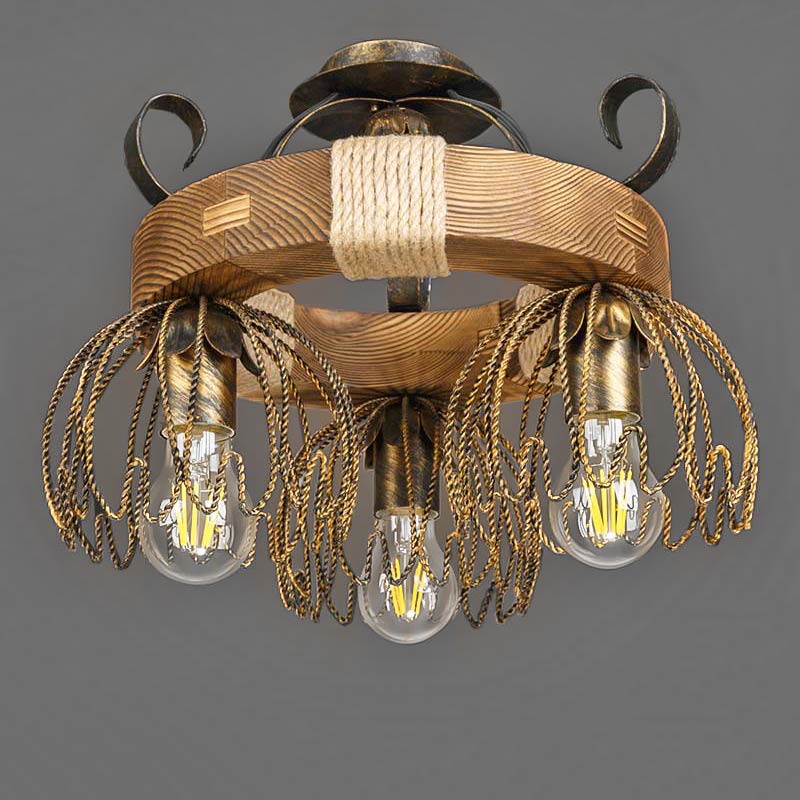 

Люстра деревянная Light House DL-12995