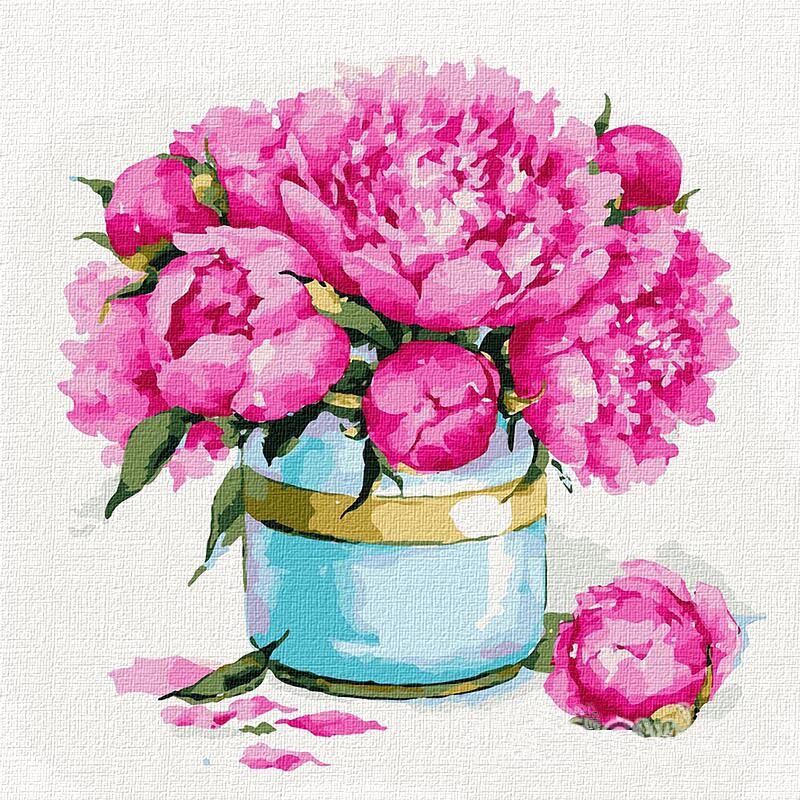 

Картина по номерам Красота пионов Идейка (KHO3174) (169906)