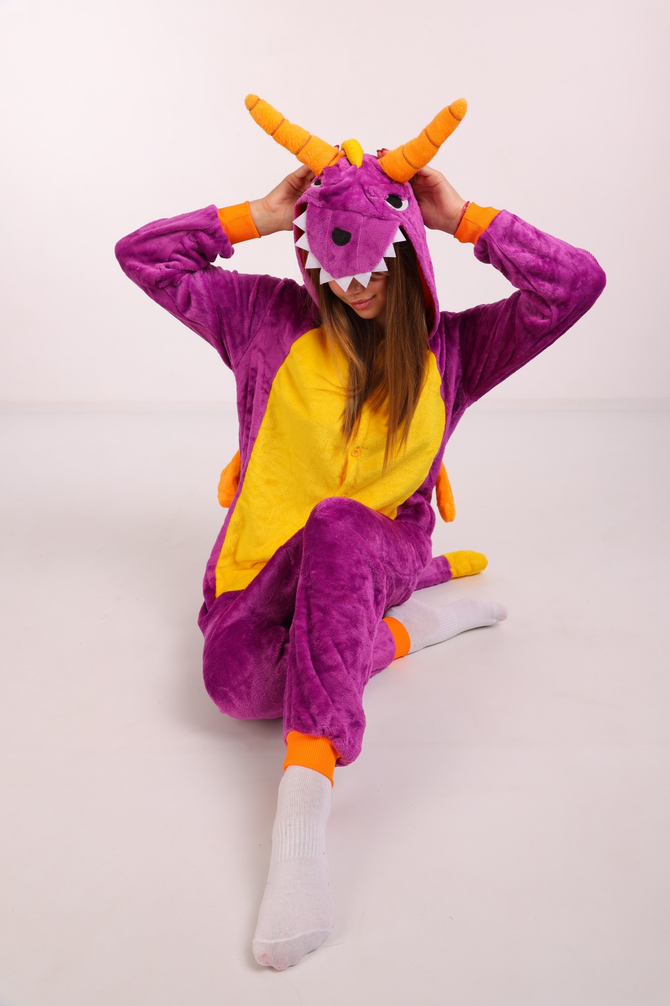 

Пижама кигуруми Kigurumi Динозавр Дракон Спайро Фиолетовый  175-185 см. (1025, Пижама кигуруми Kigurumi Динозавр Дракон Спайро Фиолетовый XL 175-185 см. (1025)
