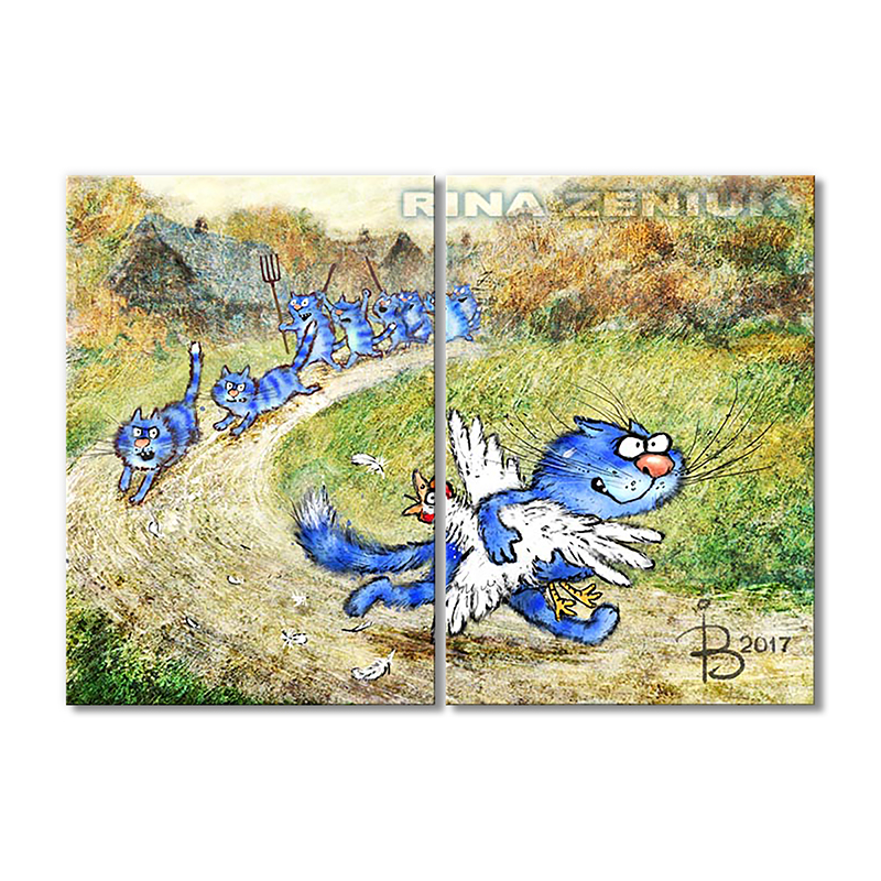 

Модульная картина Artel «Брось птицу!» 2 модуля 80x120 см