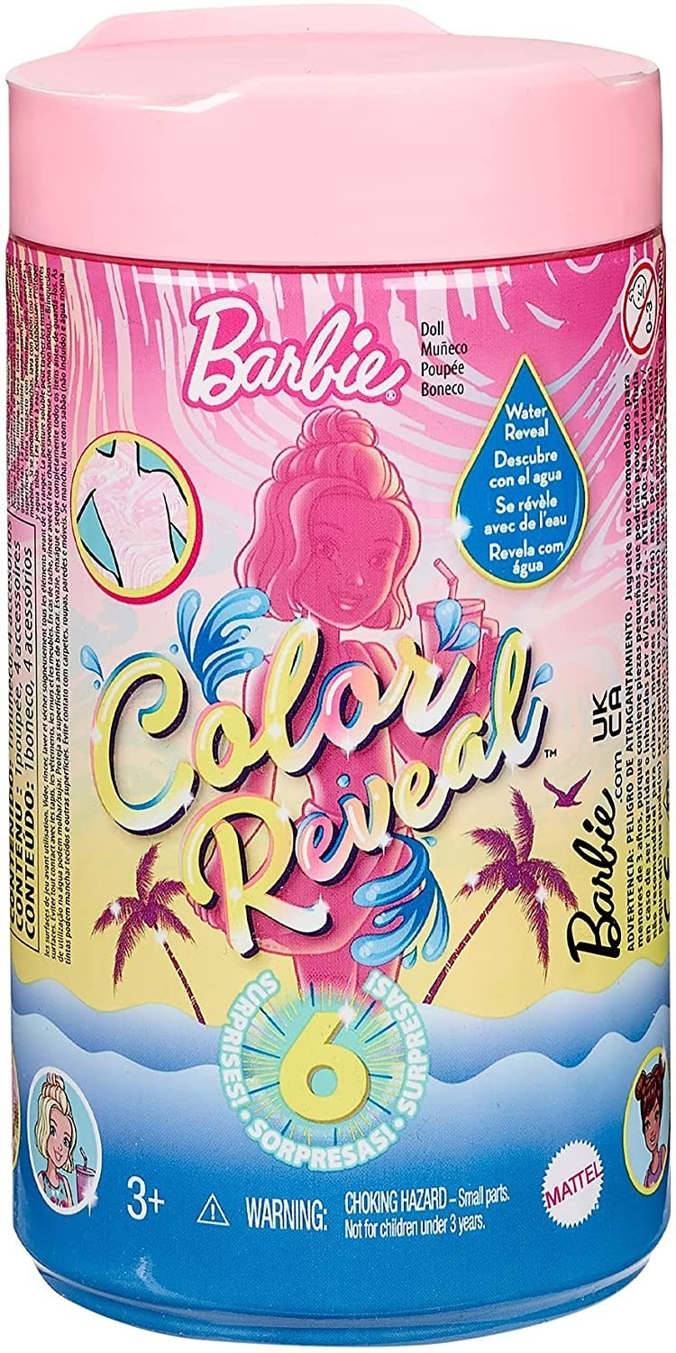 

Кукла-сюрприз Barbie Цветное перевоплощение серия Летние и солнечные Челси