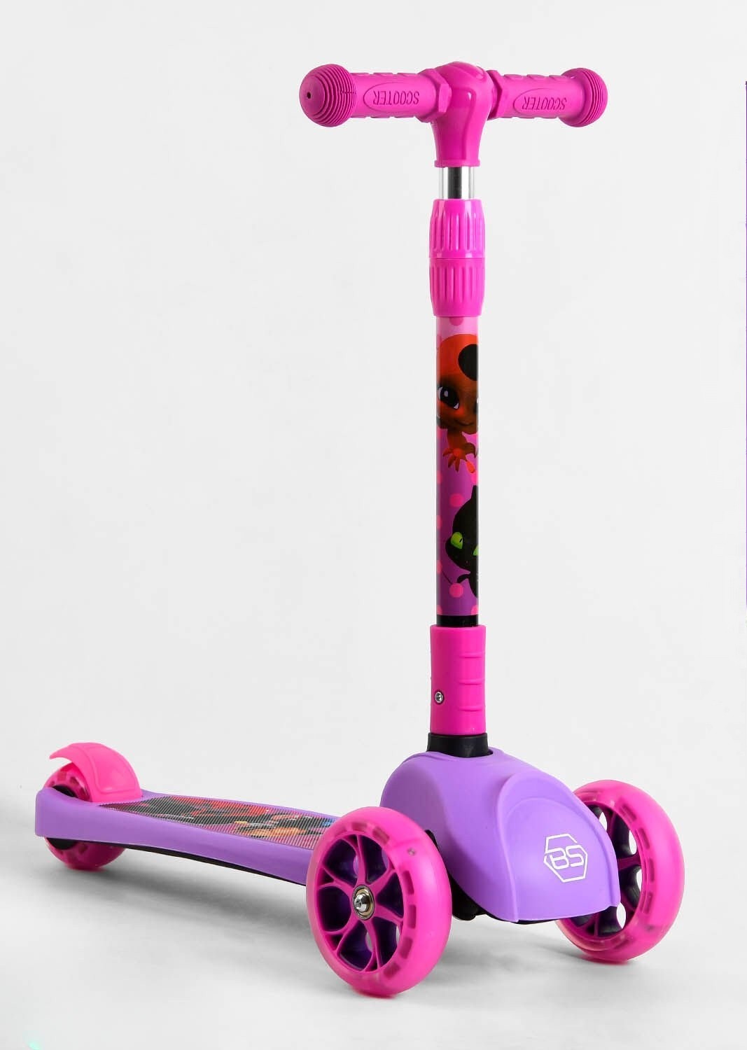 

Самокат трехколесный 80277 Best Scooter, Свет колес и дисков