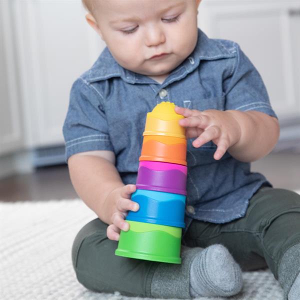 

Пірамідка тактильна Чашки Fat Brain Toys dimpl stack (F293ML)