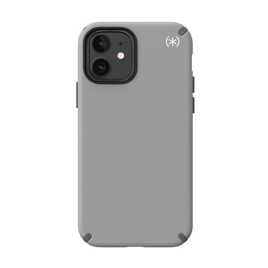 

Противоударный защитный чехол бампер накладка Speck Presidio2 Pro iPhone 12/12 Pro - Grahpite Grey/White