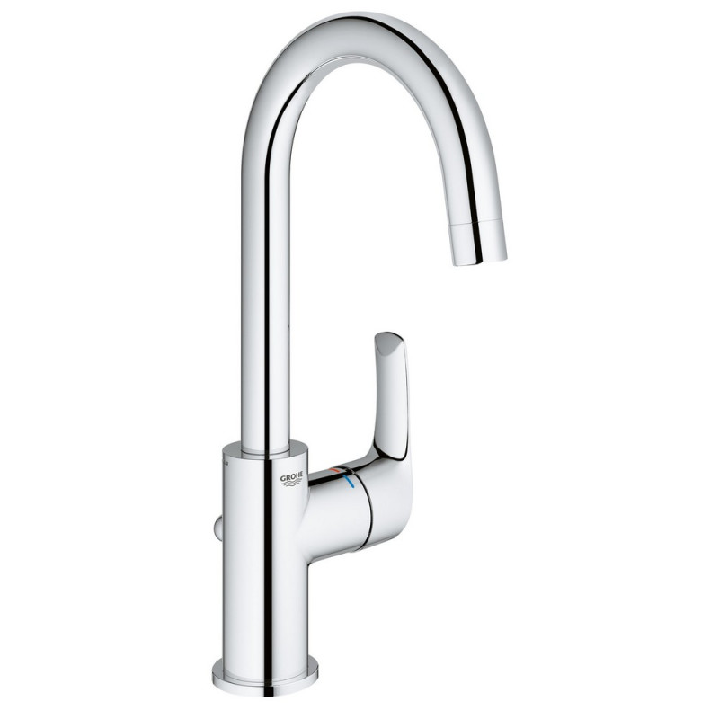 

Смеситель для раковины Grohe Eurosmart (цвет - хром), с донным клапаном (23537002)