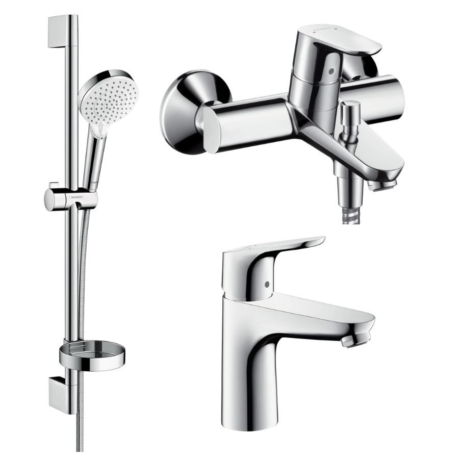 

Hansgrohe Набор смесителей для ванны Focus (1092019)