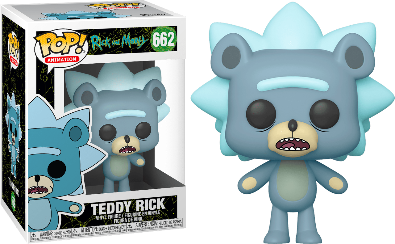 

Фигурка Funko Pop фанк Поп и Морти Мишка Год Rick And Morty Teddy Rick 10 см