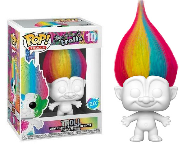 

Фигурка Funko Pop фанк Поп Сделай сам Радужный Тролль DIY Trolls Rainbow Troll 10 см