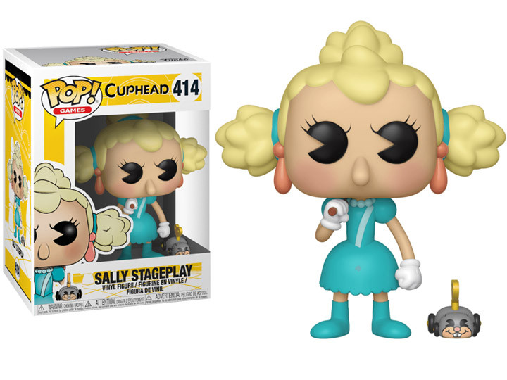 

Фигурка Funko Pop фанк Поп Салли Стейджплей Чашкоголовый Games Cuphead Sally Stageplay 10 см