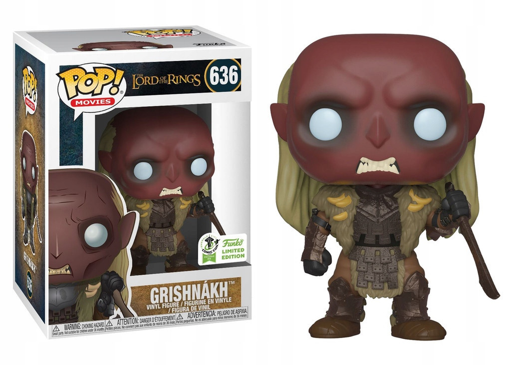 

Фигурка Funko Pop фанк Поп Exclusive Гришнак Властелин Колец Lord Of The Rings Grishnakh