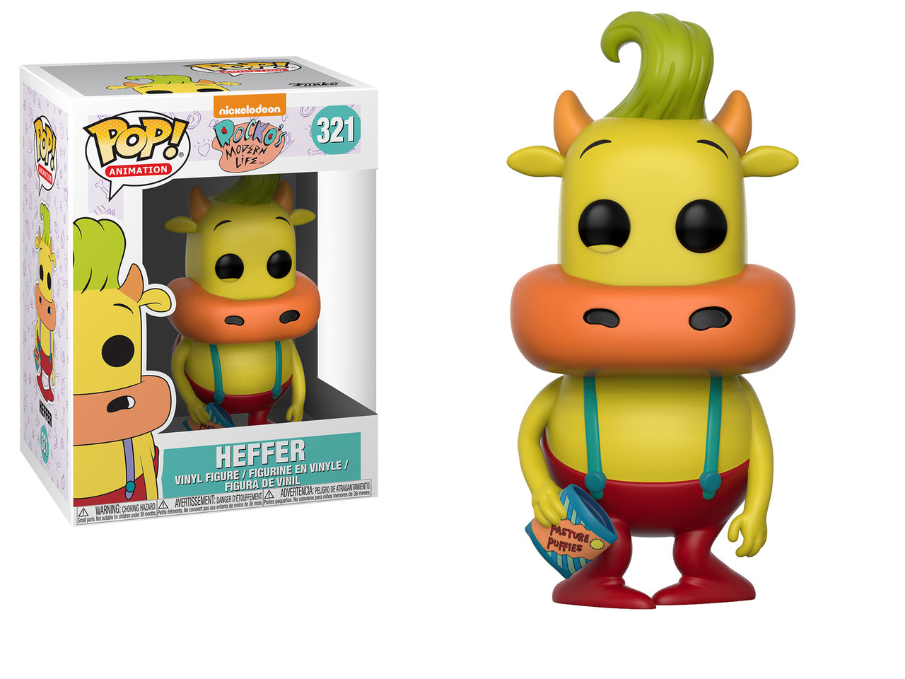 

Фигурка Funko Pop фанк Поп Новая жизнь Рокко Хеффер Вулф Rocko's Modern Life Heffer 10 см