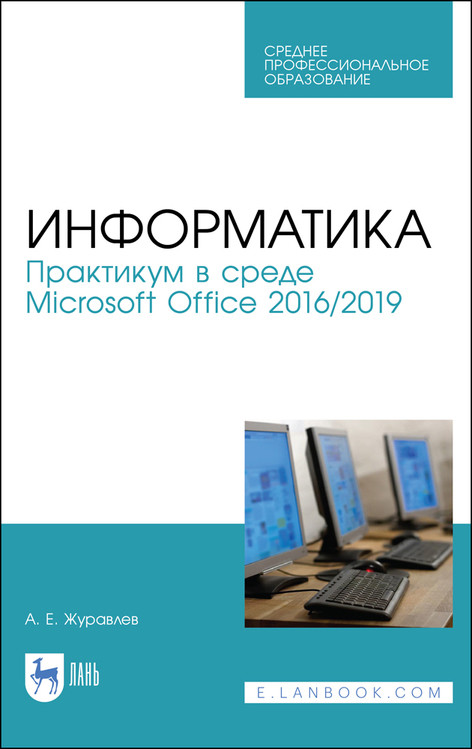 

Информатика. Практикум в среде Microsoft Office 2016/2019. Учебное пособие для СПО
