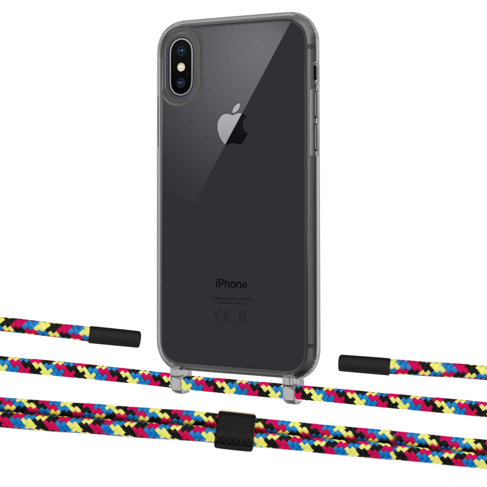 

Чехол Upex Crossbody Protection Case для iPhone XS | X Dark with Twine Critical Camouflage and Fausset Matte Black