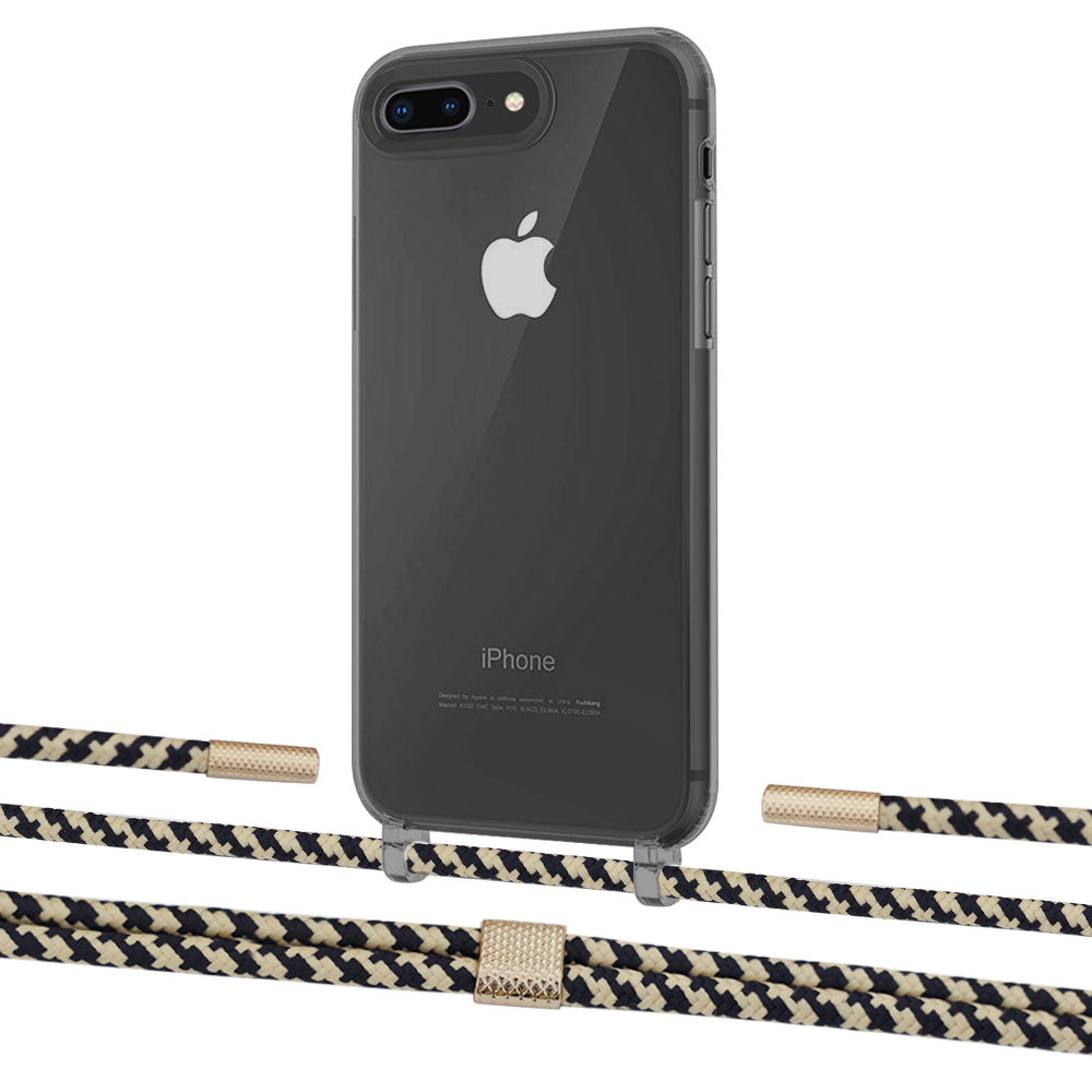

Чехол Upex Crossbody Protection Case для iPhone 8 Plus | 7 Plus Dark with Twine Copper and Fausset Gold