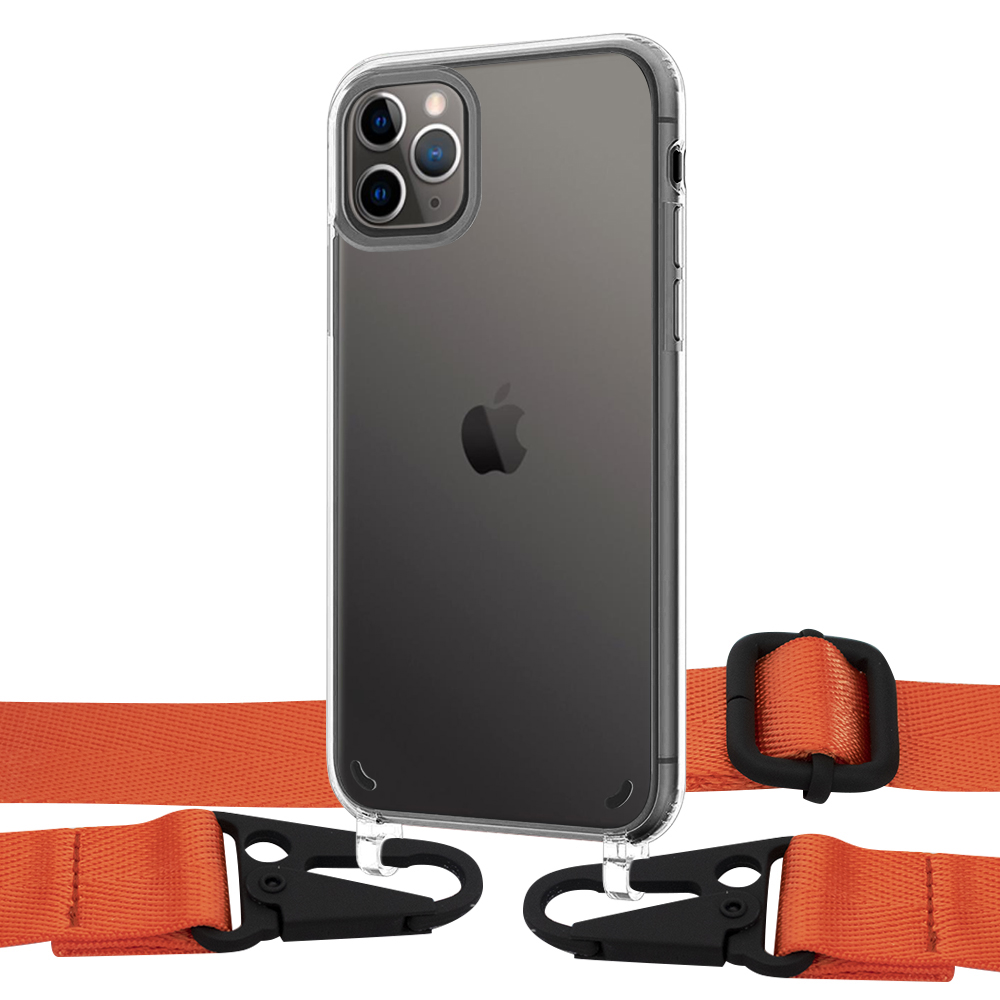 

Чехол Upex Crossbody Protection Case для iPhone 11 Pro Max Crystal with Harness Kumquat