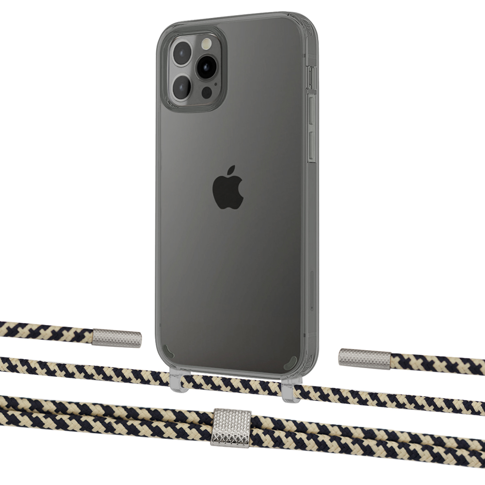 

Чехол Upex Crossbody Protection Case для iPhone 12 Pro Max Dark with Twine Copper and Fausset Silver