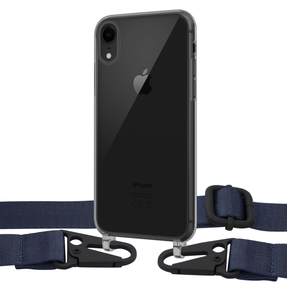 

Чехол Upex Crossbody Protection Case для iPhone XR Dark with Harness Deep Navy