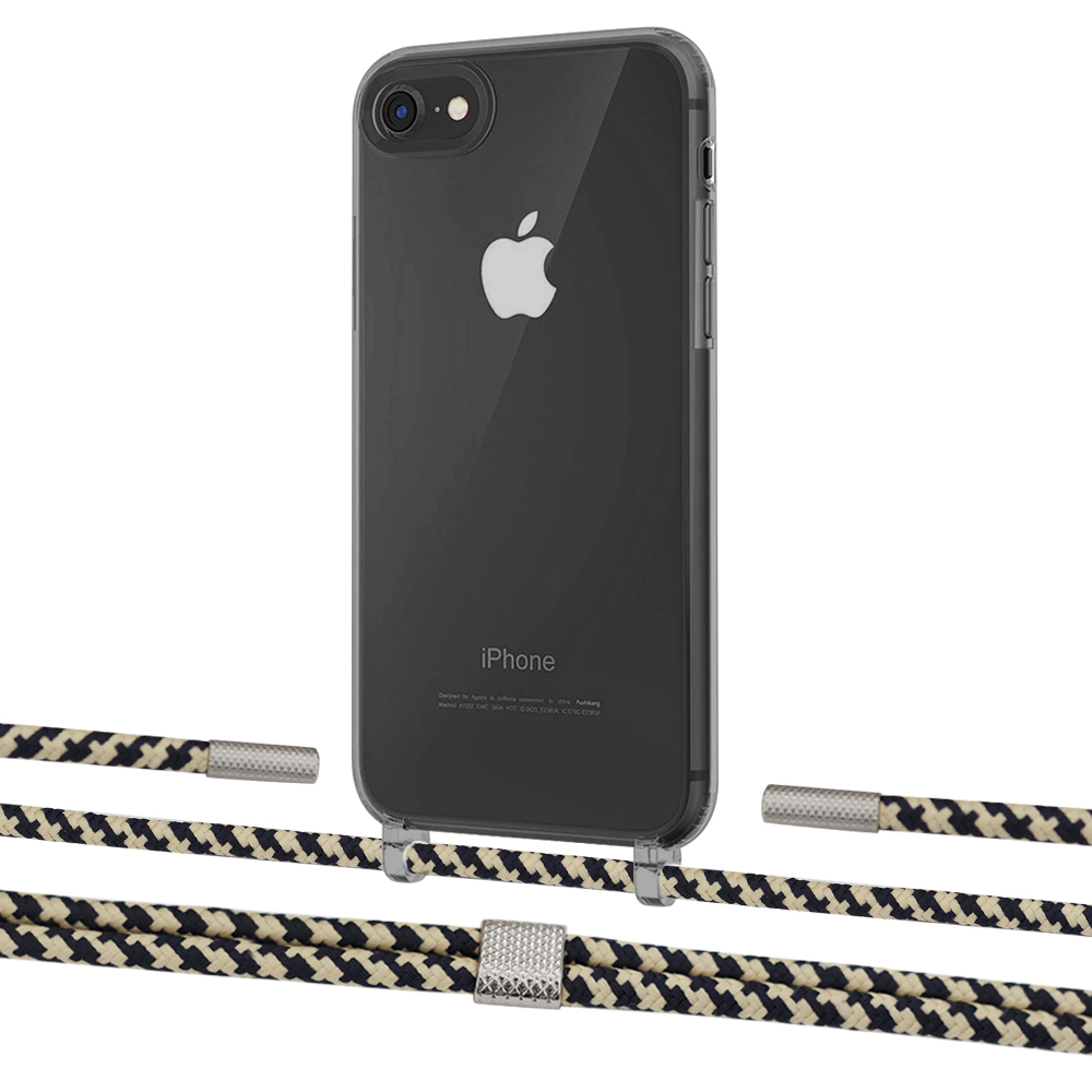 

Чехол Upex Crossbody Protection Case для iPhone SE 2020 | 8 | 7 Dark with Twine Copper and Fausset Silver