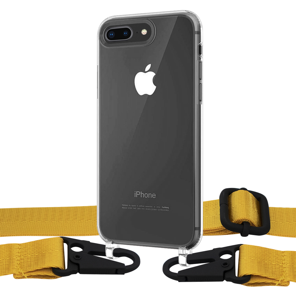 

Чехол Upex Crossbody Protection Case для iPhone 8 Plus | 7 Plus Crystal with Harness Pineapple