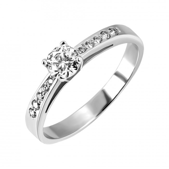 

Классическое кольцо с камнями Swarovski Франческа