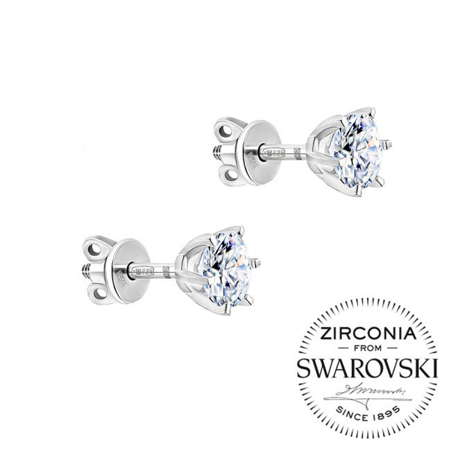 

Серьги гвоздики Swarovski Антуанетта