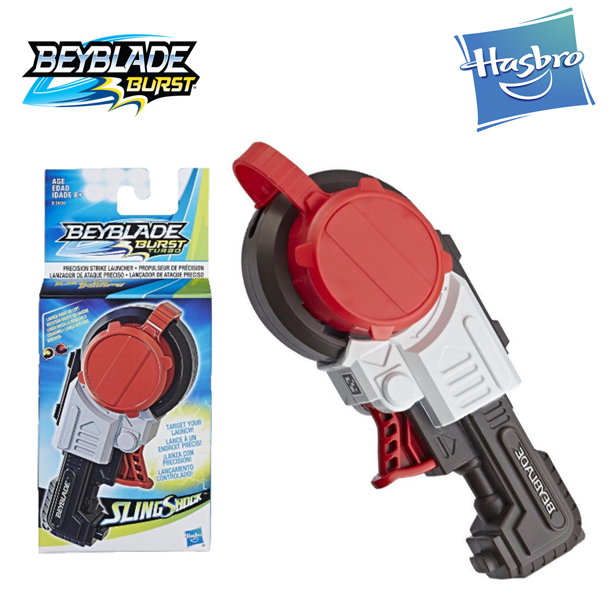 Beyblade Lançador De Ataque Preciso Slingshock Hasbro E3630