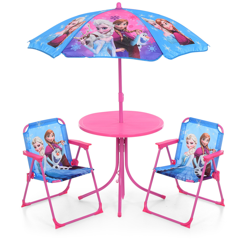 

Столик с зонтиком и стульчиками Bambi Frozen 93-74-FR Blue/Pink (93-74)