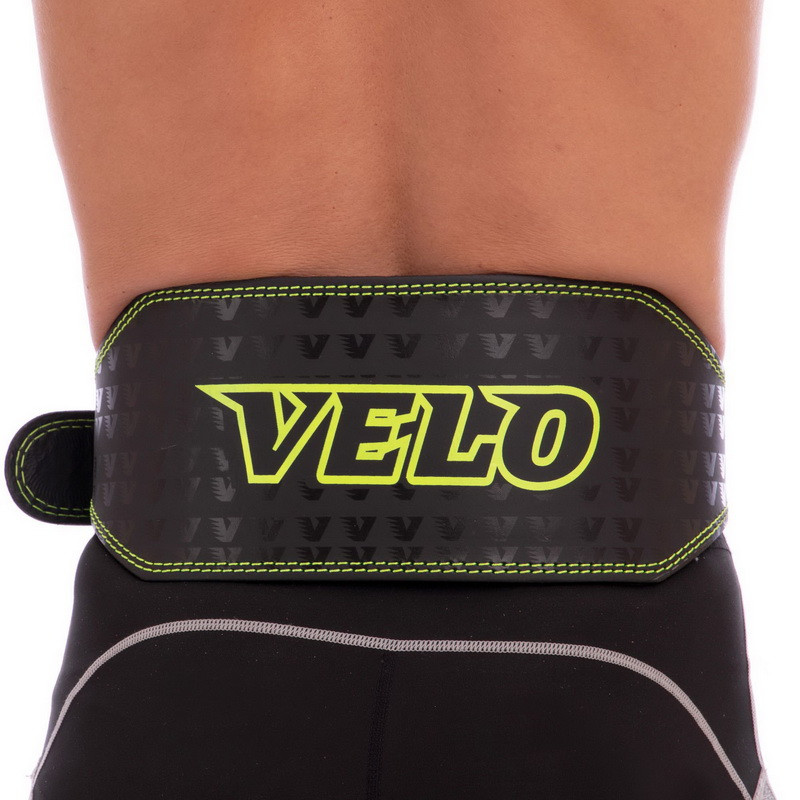 

Пояс атлетический кожаный Velo My Fit 8180 размер M Black-Green