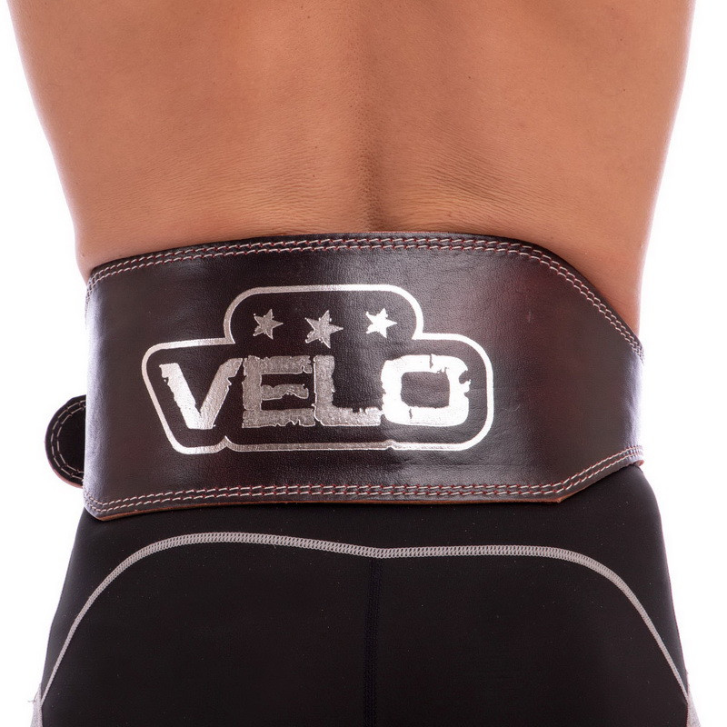 

Пояс атлетический кожаный Velo My Fit 6627 размер L Dark Brown