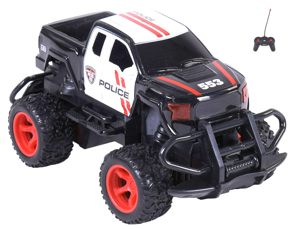 

Детский радиоуправляемый автомобиль полиции Climber JKL 312 /313, на батарейках, бело-красный